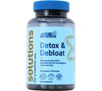 Applied Nutrition - Solutions - Detox & Debloat - Vegan Capsules with Activated Charcoal, Milk Thistle & Dandelion Root Extract - Reduces Bloating & Supports Liver Health (60 Capsules - 30 Servings)