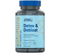 Applied Nutrition - Solutions - Detox & Debloat - Vegan Capsules with Activated Charcoal, Milk Thistle & Dandelion Root Extract - Reduces Bloating & Supports Liver Health (60 Capsules - 30 Servings)
