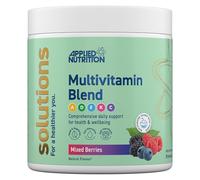 Applied Nutrition Solutions Multivitamin Powder - Daily Multivitamin Drink with Essential Vitamins & Minerals, Energy Immune & Wellness Support Zero Sugar (150g - 30 Servings) (Mixed Berries)