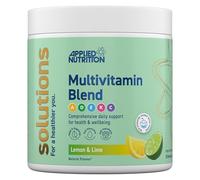 Applied Nutrition Solutions Multivitamin Powder - Daily Multivitamin Drink with Essential Vitamins & Minerals, Energy Immune & Wellness Support Zero Sugar (150g - 30 Servings) (Lemon & Lime)