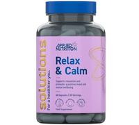 Applied Nutrition - Solutions - Relax & Calm - High Strength Capsules - Best Mood Enhancer - Best Stress Relief - Enhances Mental Wellbeing - (60 Capsules - 30 Servings)