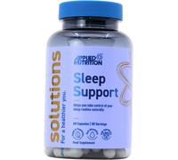 Applied Nutrition - Solutions - Sleep Support - Vegan Capsules with Magnesium, L-Theanine, Chamomile, Lemon Balm & Glycine - Natural Sleep Aid & Stress Relief (60 Capsules - 30 Servings)