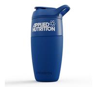 Applied Nutrition - Stainless Steel Shaker Bottle - Best Leakproof Design - Best Smooth Mixing - Superior Grip & Durability - (700ml - Midnight Blue)