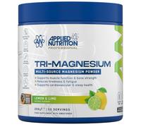 Applied Nutrition Supplement Powder TRI-MAGNESIUM 3-in-1 Magnesium Glycinate 300mg Lemon & Lime 200g