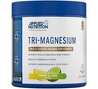 Applied Nutrition Tri-Magnesium Powder 3 in 1 - Magnesium Glycinate Supplements for Bone, Muscle, Nervous System Sleep Health - 300 mg per Serving (200g - 50 Servings) (Lemon & Lime)
