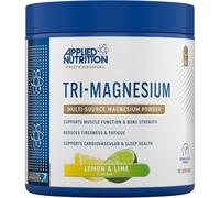 Applied Nutrition Supplement Powder TRI-MAGNESIUM 3-in-1 Magnesium Glycinate 300mg Lemon & Lime 200g