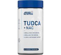 Applied Nutrition TUDCA + NAC - TUDCA Liver & Antioxidant Support, Bile Salts, Liver Support Suplement, 800mg Tauroursodeoxycholic Acid (90 Capsules - 30 Servings)