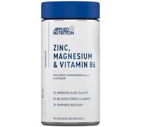Applied Nutrition Zinc, Magnesium & Vitamin B6 with Ashwagandha Capsules - Natural Support for Hormonal Balance, Sleep Support & Stress Relief - 90 Capsules (30 Servings)
