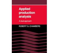 Applied Production Analysis: A Dual Approach