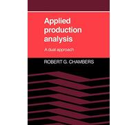 Applied Production Analysis: A Dual Approach