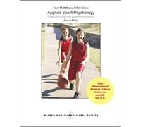 Applied Sport Psychology: Personal Growth to Peak Performance (Asia Higher Education Health and Human Performance Physical Education/Exercise Science)