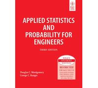 Applied Statistics and Probability for Engineers, 3ed, w/CD