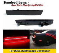 Applies to Car Bumper Side Marker Light For Dodge Challenger Turn Signal Light/Parking Ligh and Rear Fog Lamps Brake Tail Lights LED Lamp 2x15-20 R...