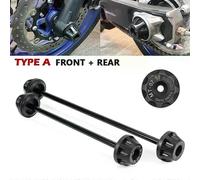 Applies to Rear Front Axle Fork Crash Slider For YAMAHA MT-07 FZ-07 2014-2024 XSR700 MT07 FZ07 Motorcycle Wheel Protector XSR 700 MT FZ 07 A Front ...