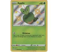 Applin SV012/SV122 Shiny Rare Pokemon Card (Shining Fates)