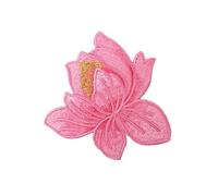 Applique，Embroidered Patch，20PCS 8×8cm Vintage Exquisite Embroidered Cloth Patch Cheongsam Decorative Flower Accessories DIY Iron On Patches for Clothes(Flower Patch01)