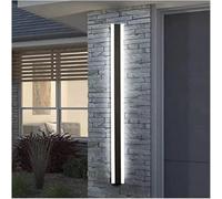 Applique Murale Décorative Moderne, Rustique Et Élégante, Style Épuré, Étanche, En Aluminium, Pour Intérieur Et Extérieur. Idéale Pour Couloir, Terrasse, Patio, Villa, Porche D'Entrée. Blanc Chaud 300