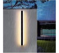 Applique Murale Décorative Moderne, Rustique Et Élégante, Style Épuré, Étanche, En Aluminium, Pour Intérieur Et Extérieur. Idéale Pour Couloir, Terrasse, Patio, Villa, Porche D'Entrée. Blanc Chaud 300