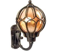 Applique Murale Étanche Pour Jardin, Balcon, Villa, Porche, Terrasse, Clôture, Entrepôt, Éclairage Extérieur Avec Abat-Jour En Verre, Lampe De Sécurité Murale (Grand Modèle)/Grand
