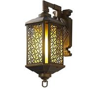 Applique Murale Extérieure De Style Oriental Traditionnel, Lanterne Étanche, Éclairage De Porche, Ampoules Led À Suspendre Vers Le Haut Ou Vers Le Bas, Luminaire, Lustre