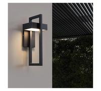 Applique Murale Extérieure Minimaliste Et Créative, Étanche, Pour Terrasse, Balcon, Jardin, Entrée, Chambre, Chevet Ou Bureau (Lumière Tricolore, 42 Cm)/Lumière Chaude/35 cm