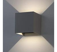 Applique Murale Led 7 W À Angle De Faisceau Réglable - Éclairage Intérieur/Extérieur Étanche Ip65, Blanc Chaud 3000 K, Noir (Noir, Lot De 2)/Noir/1Pc