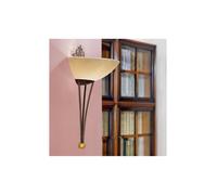 Applique with 1 light in wrought iron collection GL1561