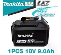 Apply Makita 18v Battery Bl1850b BL1850 Bl1860 Bl1860 Bl1830 Bl1815 Bl1840 LXT400 9.0Ah for Makita 18v Tools Drill Battery 9.0Ah 1pcs
