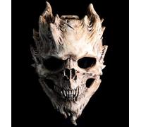 Applysu Halloween Scary Skull Mask Demon Creepy Skeleton Mask Horror Evil Latex Full Head Helmet Masquerade Party Cosplay Props