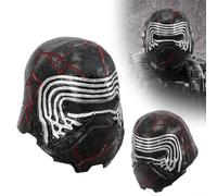Applysu Kylo Ren Mask Black Full Head Costume Mask Halloween Masquerade Cosplay Props for Party