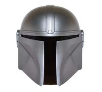 Applysu Mandalorian Helmet Black Series Stormtrooper Helmet Pvc Silver Full Head Mask Collectible for Halloween Cosplay Party