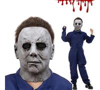 Applysu Michael Myers Mask Kids Halloween Scary Michael Myers Mask 1978 Kills Horror Cosplay Costume Party Props