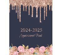 Appointment Book 2024-2025: 2 years Client Booking for Salons, Hairdressers, Spa and Nail, 15 Minute Increment