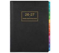 Appointment Book 2026-2027 - A4 Diary 2026 2027 from Jul. 2026 to Jun. 2027, Week-to-View Organiser with 15-Minute Appointments, Softcover Appointment Diary, 21.8 x 29 cm