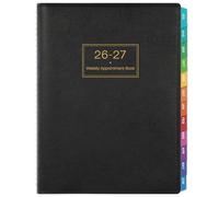 Appointment Book 2026-2027 - Daily Planner, Large Planner Weekly Monthly Appointment Book 2026-2027, 8.5" x 11", Jul 2026- Jun 2027 Planner with 15-Minute Interval - Black