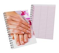 Appointment Book Diary Undated A5 - Daily and Weekly Planner 1 Year Hard Cover 52 Undated Pages - Hairdressing Nail Beauty Salon Organisation Essentials - Spiral Wire, Compact A5 21x14.8 cm