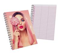 Appointment Book Diary - Undated Daily & Weekly Planner - 1 Year Hard Cover - 52 Undated Pages - Hairdressing & Nail Beauty Salon Organisation Essentials - Spiral Wire, Compact A5 21x14.8 cm