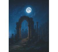 Appointment Book - Moonlit Ruins: A guided daily scheduling journal to plan each day with purpose, peace, and quiet reflection