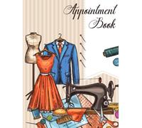 Appointment Book: UK A4 Weekly Appointment Diary With 15 Minute Time Slots - Textiles Cover
