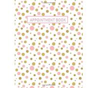 Appointment Book: Undated Girly Scheduling Book (Dateless - Start Any Time), 6 Days To A Page, 8am - 9pm