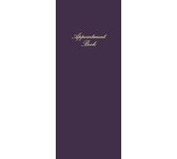 Appointment Book: Undated Salon Appointment Book, 2 Column/Person, 200 Pages, 4.8’’ x 11.5’’ | Daily Hourly Planner with 15 Minute Increments Interval ... Massage/Beauty Spa, Nail/Lash Tech - Purple