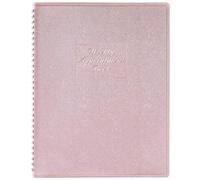 Appointment Diary 2026 2027 - Diary 2026 2027 from Aug. 2026 to Jul. 2027, A4 Week to View Appointment Book 2026 2027 in 15 Minutes with Times, Soft Leather Cover, 21.8 x 29 cm - Rose Gold