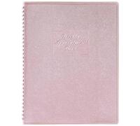 Appointment Diary 2026 2027 - Diary 2026 2027 from July 2026 to June 2027, A4 Week to View Appointment Book 2026 2027 in 15 Minutes with Times, Soft Leather Cover, 21.8 x 29 cm - Rose Gold