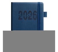 Appointment Planner - 2026 Planning Schedule with Strap - A5 English Notebook Vertical Stripes Journal for School Teacher Meetings Business Trips Work Travel Home Daily Commute Fitness Student