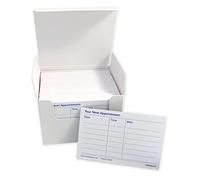 Appointment Reminder Cards 200 Pack - 85 x 55mm Appointment Cards in Handy Dispenser Box for Dental, Medical, Salon & Veterinary Clinics - Ocean Pads (70529)