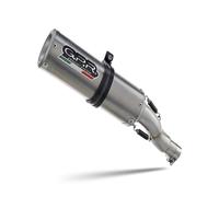 Appr exhaust muffler GPR M3 Titan Natural in Satin Titan Honda NX500 2024 2026