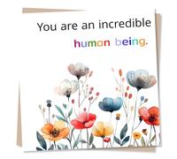 Appreciation Card, Recovery - Incredible Human Being for Friend, Family