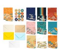Appreciation Card - Staff Appreciation Cards for Work,Encouraging Inspirational Stationery with Envelopes Notes for Offices Work Teacher Staff Students Home