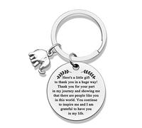 Appreciation Gift Thank You Keyring Gifts for Women Going Away Gift for Coworker Friendship Gifts Thank You Key ring for Teachers Volunteer Social Worker Bosses Day Gifts for Me