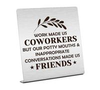 Appreciation Gifts for Coworker Home Office Desk Sign Gifts from Colleague Farewell Gifts for Coworkers Leaving Going Away Gifts Work Bestie Gifts Plaque Sign Desk Decor Boss Day Gifts Birthday Gifts